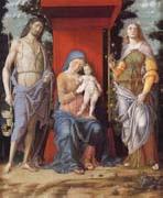 Andrea Mantegna The Virgin and Child with the Magadalen and Saint John the Baptist oil painting picture wholesale